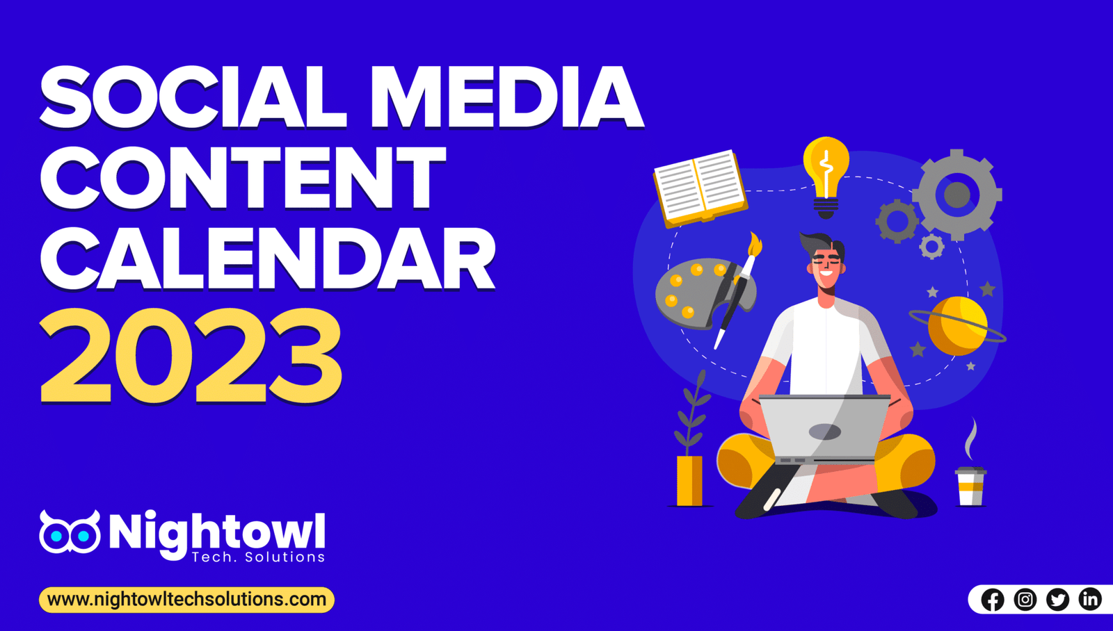 Nightowl Social Media Content Calendar 2023