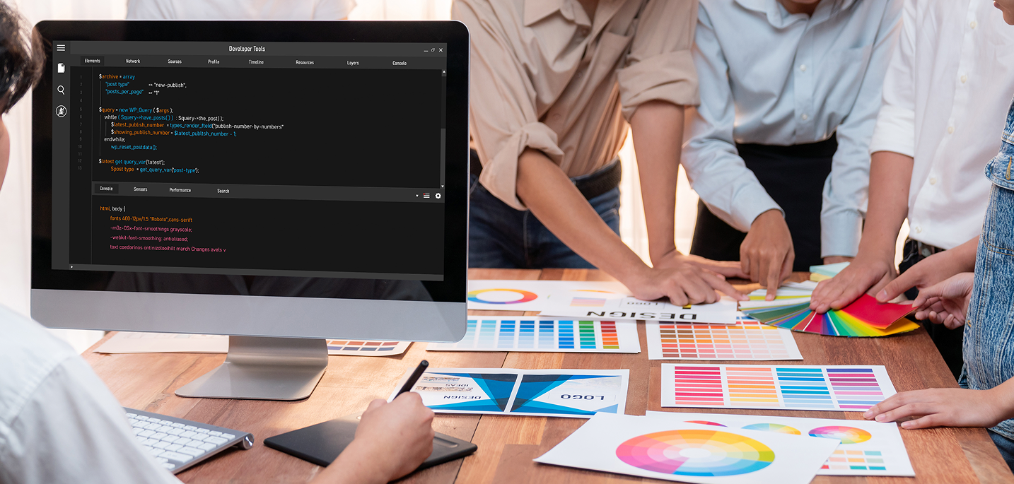 Web development image