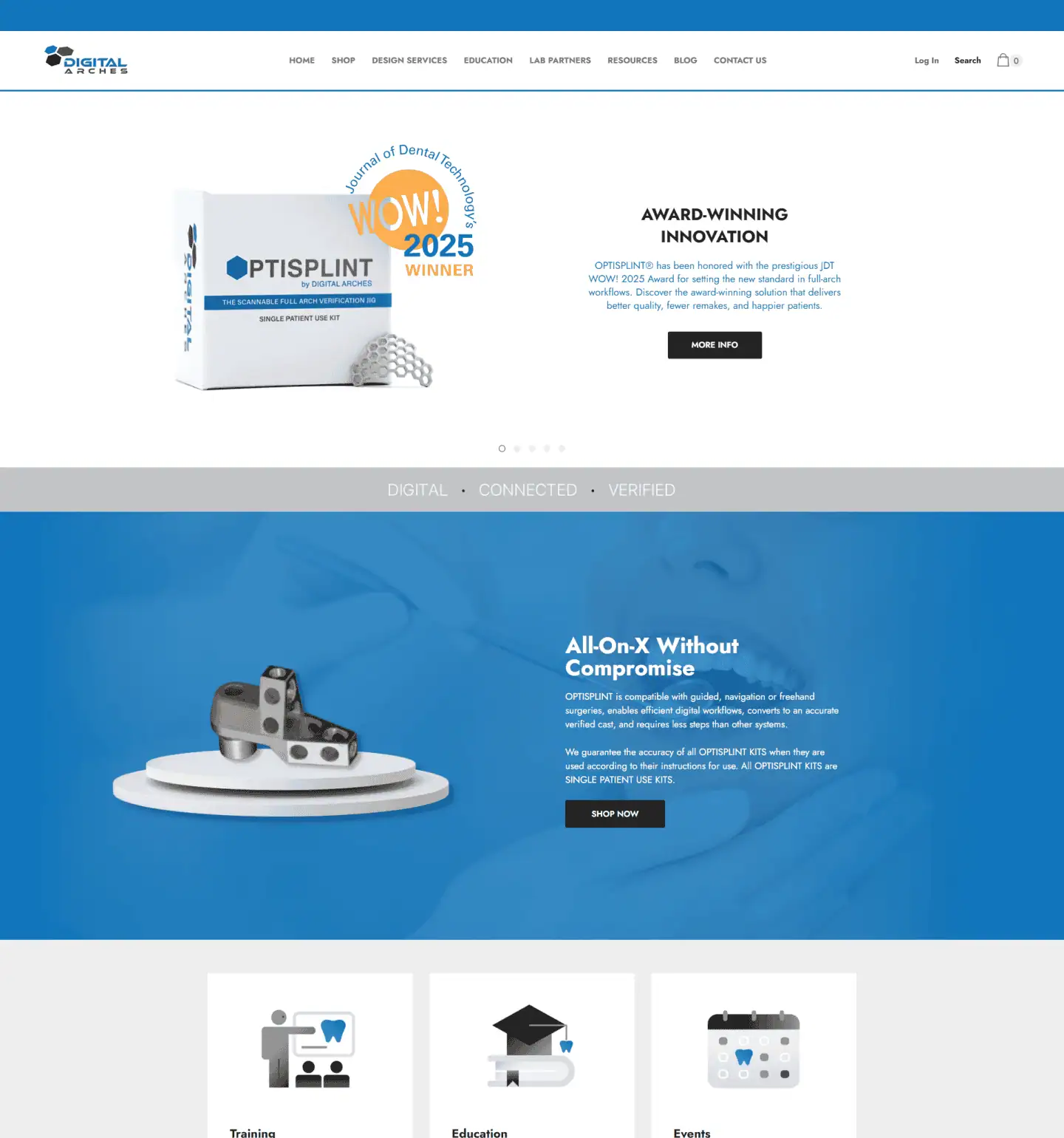 Digital Arches website